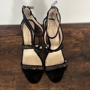 Jessica Simpson Glitter high Heels